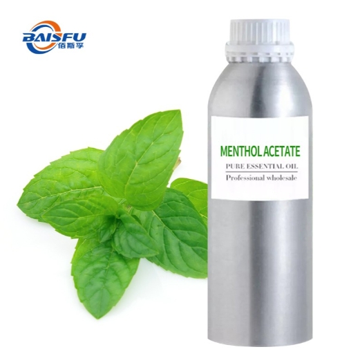 Manufacturers recommend Menthol acetate as a high quality acetate for use in food and beverages