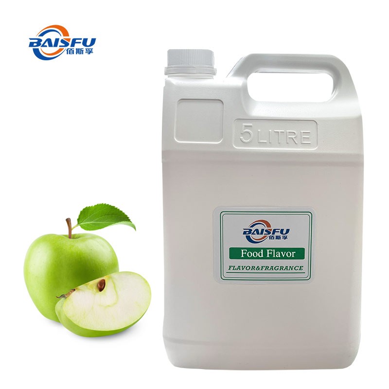 Concentrated Grade 100% Undiluted Green Apple Essence for Candies, Beverages, and More