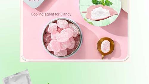 Cooling agent WS-3 for candy - cold enhances perceived sweetness